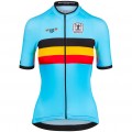 Damen Bioracer Belgischen Nationalen 2025 Icon Classic frau trikot Radtrikot De Damen Bioracer Belgischen Nationalen 2025 Icon Classic frau trikot Radtrikot De