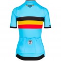 Damen Bioracer Belgischen Nationalen 2025 Icon Classic frau trikot Radtrikot De Damen Bioracer Belgischen Nationalen 2025 Icon Classic frau trikot Radtrikot De