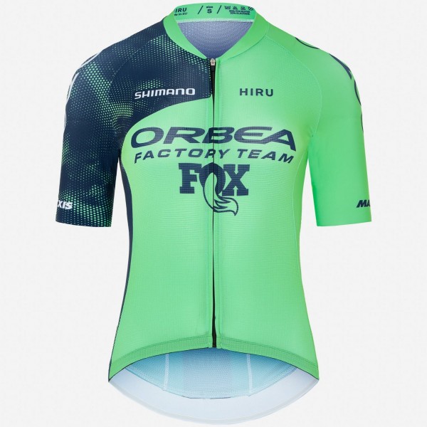 Damen Hiru Orbea Factory Team 2025 Core frau trikot Radtrikot De Damen Hiru Orbea Factory Team 2025 Core frau trikot Radtrikot De