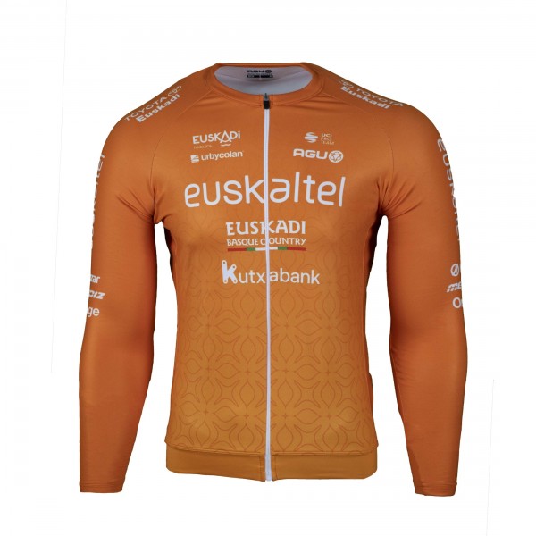 Herren Agu Euskaltel Euskadi 2025 Premium Midlayer langarmtrikot Radtrikot De