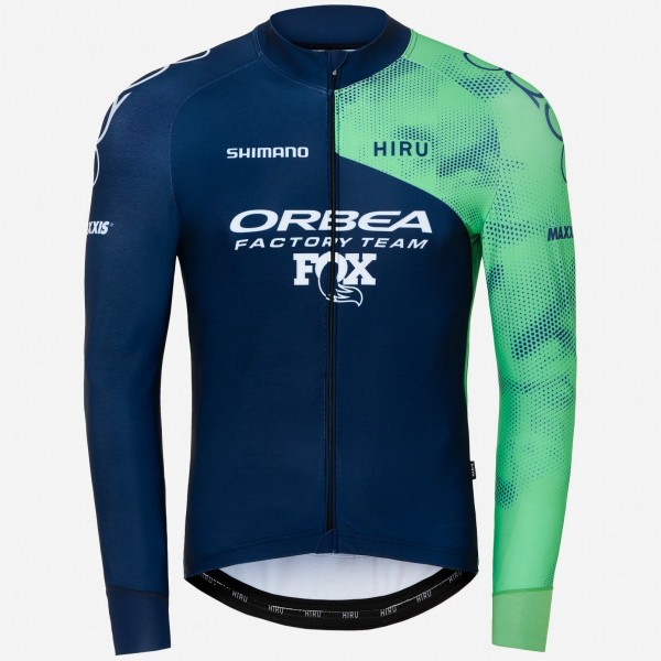 Herren Hiru Orbea Factory Team 2025 Core langarm trikot Radtrikot De