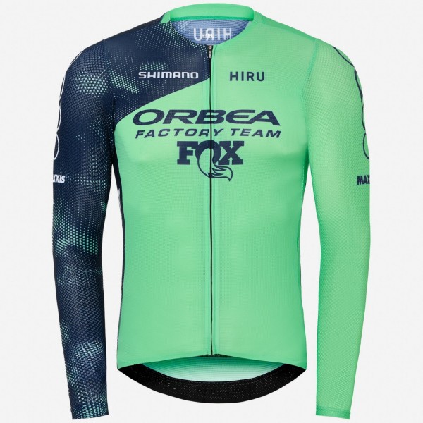 Herren Hiru Orbea Factory Team 2025 Lab Aero langarm trikot Radtrikot De