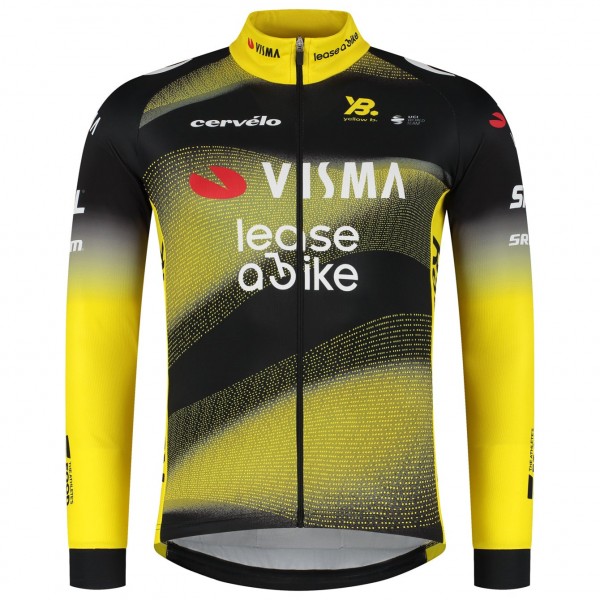 Herren Team Visma Lease a bike 2025 The Swarm langarm trikot-Tdf Radtrikot De
