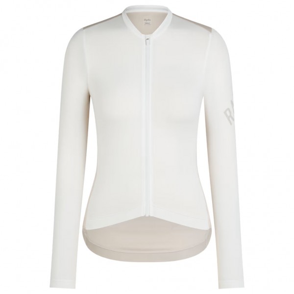 Damen Rapha Pro Team Lightweight frau langarmtrikot-Weiss Radtrikot De