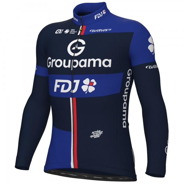 Herren Ale Groupama FDJ 2025 langarmtrikot Radtrikot De