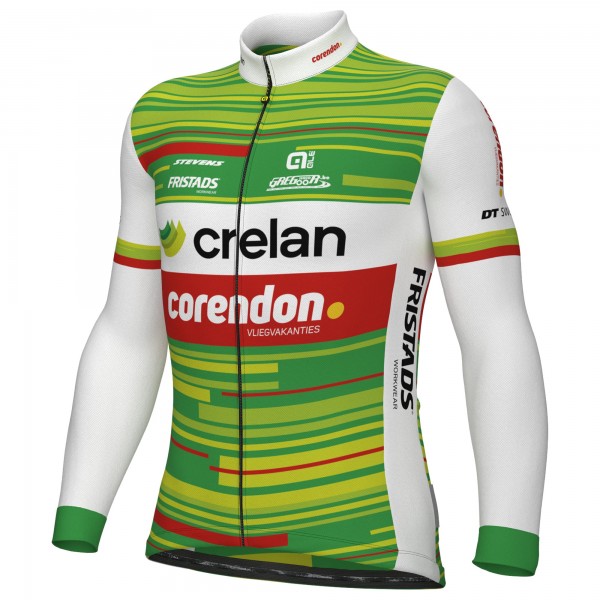 Herren Ale Crelan Corendon 2025 langarmtrikot Radtrikot De