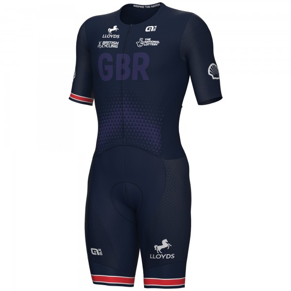 Herren Ale National Großbritannien 2025 Race einteiler Radtrikot De