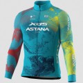 Herren Biemme XDS Astana 2025 langarm trikot Radtrikot De Herren Biemme XDS Astana 2025 langarm trikot Radtrikot De