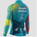 Herren Biemme XDS Astana 2025 langarm trikot Radtrikot De Herren Biemme XDS Astana 2025 langarm trikot Radtrikot De