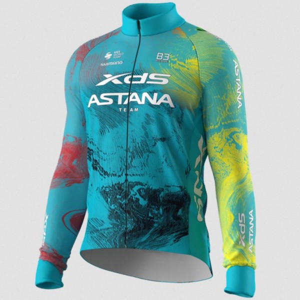 Herren Biemme XDS Astana 2025 winterjacke Radtrikot De