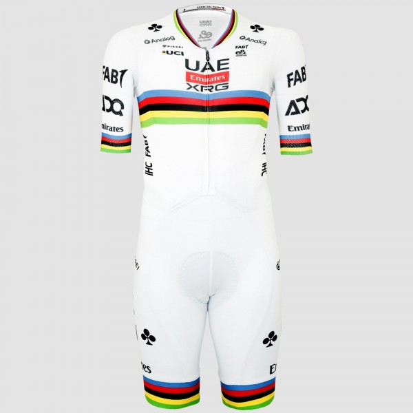 Herren UAE Team Emirates 2025 Pissei einteiler-Tadej Pogacar Radtrikot De