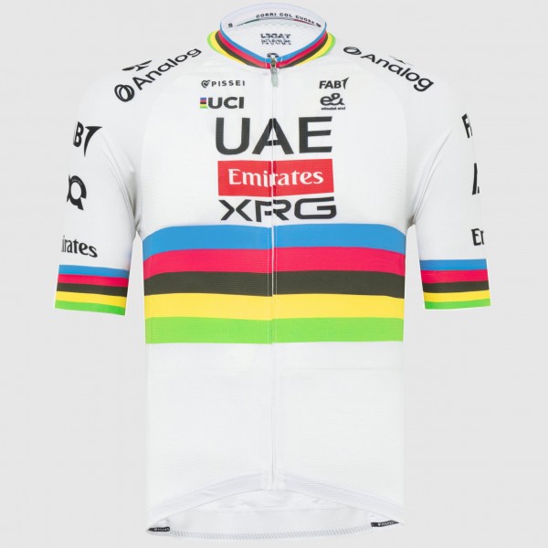 Herren UAE Team Emirates 2025 Pissei trikot-Tadej Pogacar Radtrikot De