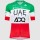 Damen Pissei UAE Team ADQ 2025 frau trikot-Italienischer meister Radtrikot De