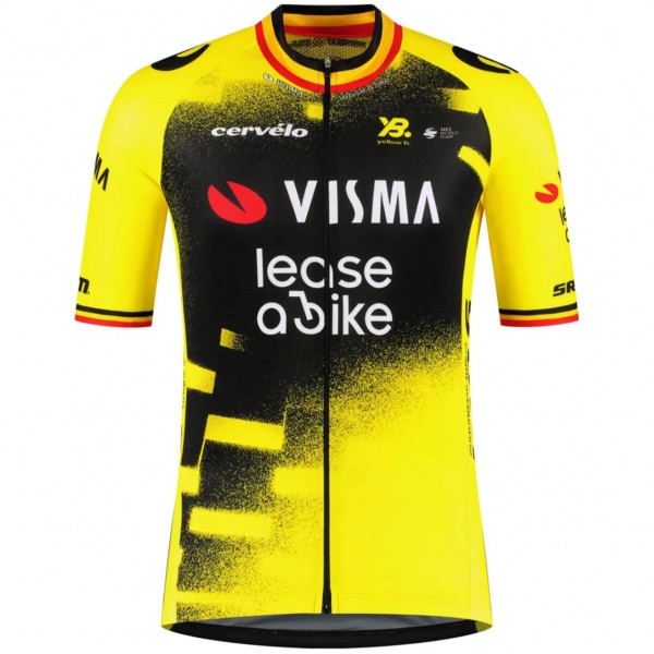 Herren Team Visma Lease a bike 2025 The Wingbeat trikot-Wout Van Aert Radtrikot De