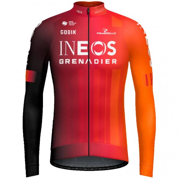 Herren Gobik Ineos Grenadiers 2025 Hyder langarm trikot Radtrikot De