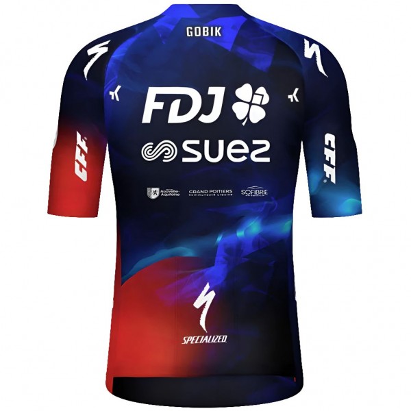Herren Gobik Fdj Suez 2025 Odyssey trikot Radtrikot De