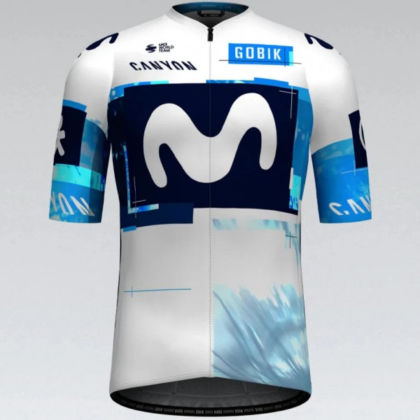 Herren Gobik Movistar 2025 Odyssey trikot Radtrikot De