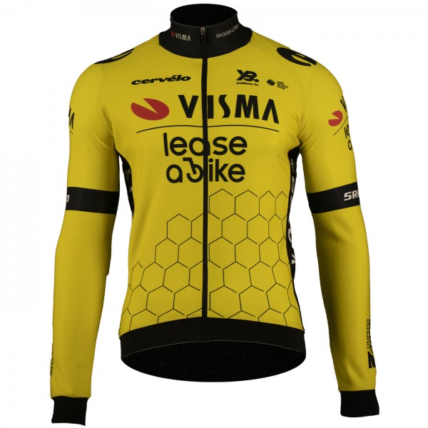 Herren Team Visma Lease a bike 2025 Premium langarm trikot Radtrikot De