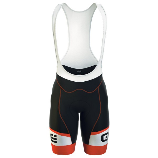 2016 ALE FORMULA 1.0 LOGO Kurz Trägerhose-Schwarz ORANGE Radtrikot De