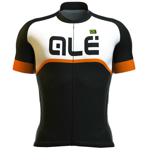2016 ALE GRAPHICS EXCEL VELOCE Radtrikot Kurzarm -Schwarz ORANGE Radtrikot De