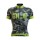 2016 ALE Graphics PRR Camo Radtrikot Kurzarm Fluo Grün Radtrikot De