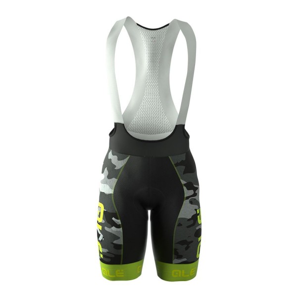2016 Ale Graphics PRR Camo Fahrradbekleidung Kurz Trägerhose Fluo Grün Radtrikot De