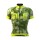 2016 ALE Graphics PRR Camo Radtrikot Kurzarm Fluo gelb Radtrikot De
