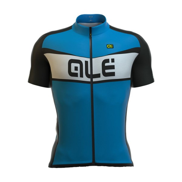 2016 ALE Graphics Excel Criterium-Light blau Radtrikot Kurzarm Radtrikot De