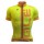 2016 ALE Graphics PRR Arcobaleno Radtrikot Kurzarm Fluo gelb Radtrikot De