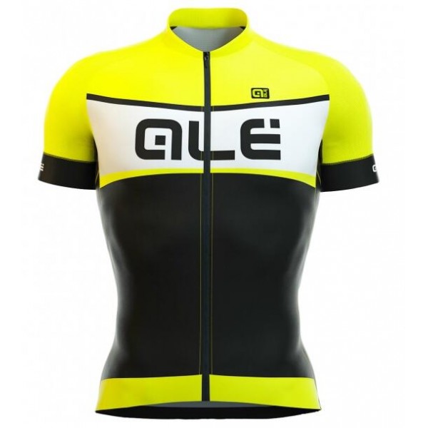 2016 ALE Radtrikot Kurzarm gelbs Radtrikot De