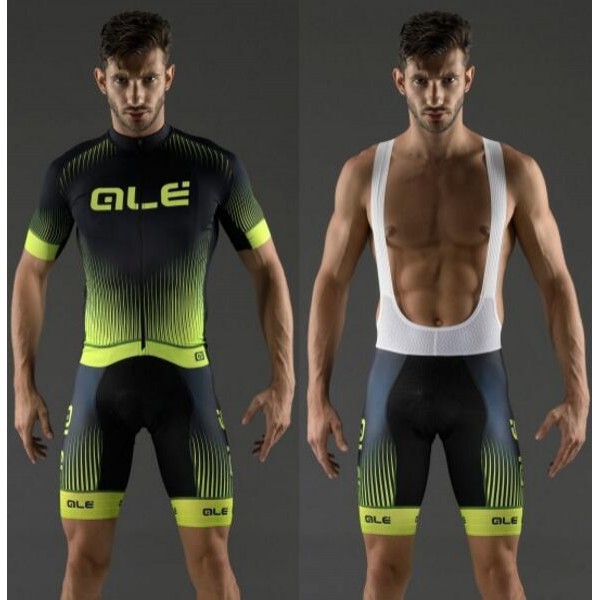 2016 ALE PRR Krakatoa Fahrradbekleidung Satz Fahrradtrikot Kurzarm Trikot und Kurz Trägerhose Radtrikot De