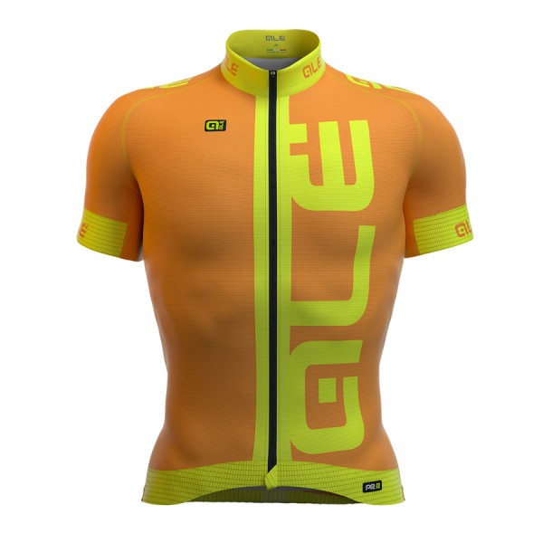 2016 ALE Graphics PRR Arcobaleno Radtrikot Kurzarm orange Radtrikot De