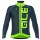 2016 ALE GRAPHICS PRR ARCOBALENO Radtrikot Langarm-BLAU Grün Radtrikot De