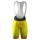 2016 Ale Graphics PRR New Bubbles gelbs Fluo Fahrradbekleidung Kurz Trägerhose Radtrikot De