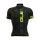 2016 ALE Graphics PRR Nominal-schwarz gelbs Fluo Radtrikot Kurzarm Radtrikot De