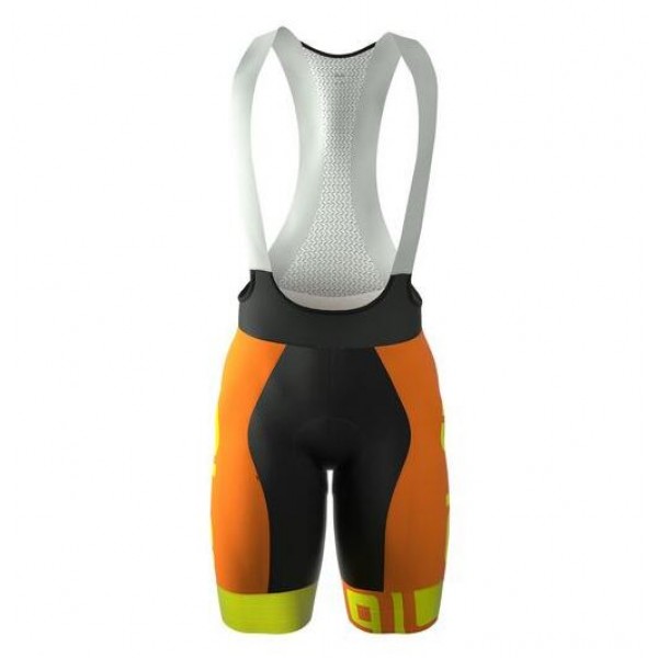 2016 Ale Graphics PRR Arcobaleno Fahrradbekleidung Kurz Trägerhose orange Radtrikot De