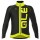 2016 ALE GRAPHICS PRR ARCOBALENO Radtrikot Langarm-Schwarz GELB Radtrikot De