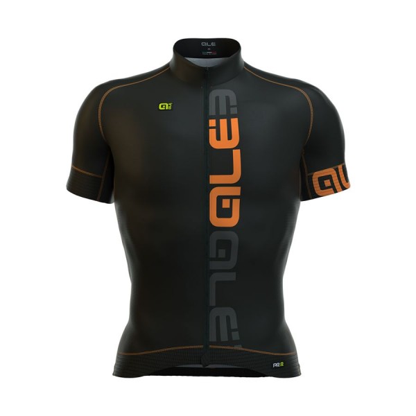 2016 ALE Graphics PRR Nominal-schwarz Orange Radtrikot Kurzarm Radtrikot De