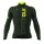 2016 ALE 3 SEASON Radtrikot Langarm-Schwarz GELB FLUO Radtrikot De