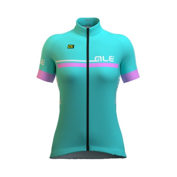 2016 ALE Damen Ale Plus Perla-Turquoise Radtrikot Kurzarm Radtrikot De