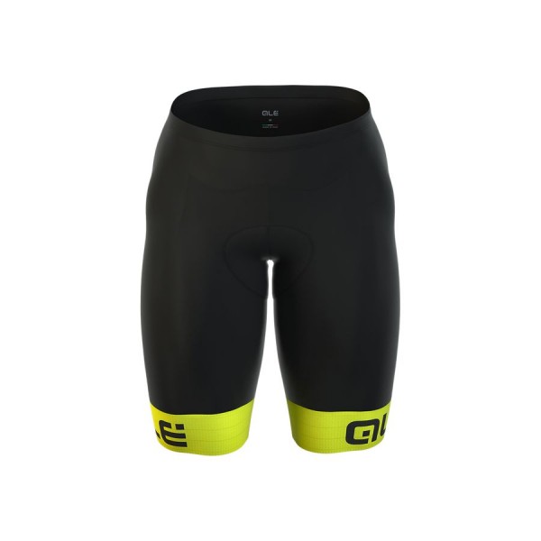 2016 Ale Linea Plus G.T.-gelbs Fluo Kurz Radhose Radtrikot De