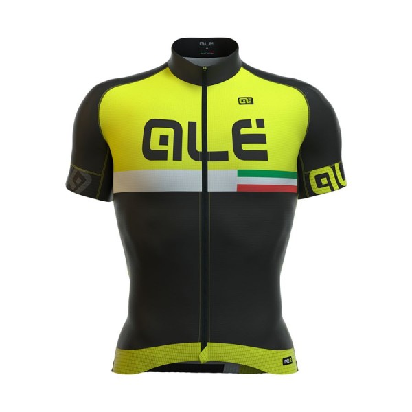 2016 ALE Graphics PRR Circuito Radtrikot Kurzarm Fluo gelb Radtrikot De
