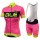 2016 Damen Ale Graphics PRR New Bubbles Pink Fahrradbekleidung Satz Fahrradtrikot Kurzarm Trikot und Kurz Trägerhose Radtrikot De