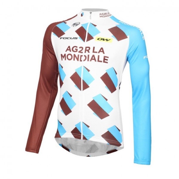 2016 Ag2r La Mondiale Team Radtrikot Langarm Radtrikot De