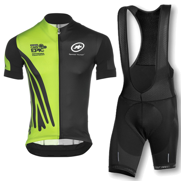 2016 Assos Grün Schwarz Fahrradbekleidung Radtrikot und Trägerhosen Set Radtrikot De 2016 Assos Grün Schwarz Fahrradbekleidung Radtrikot und Trägerhosen Set Radtrikot De