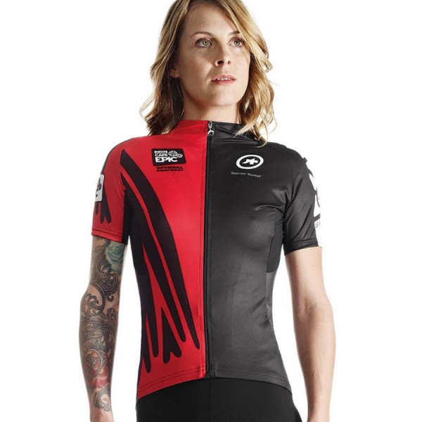 2016 Assos schwarz rot Radtrikot Kurzarm Damen Radtrikot De 2016 Assos schwarz rot Radtrikot Kurzarm Damen Radtrikot De