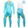 2016 Astana Pro Team thermisch Fahrradbekleidung Satz Radtrikot Langarm+Lang Trägerhose Radtrikot De