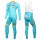 2016 Astana Pro Team Fahrradbekleidung Satz Radtrikot Langarm+Lang Trägerhose Radtrikot De