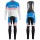 2016 Bontrager Trek Specter Cru Weiß-Blau Fahrradbekleidung Satz Radtrikot Langarm+Lang Trägerhose Radtrikot De