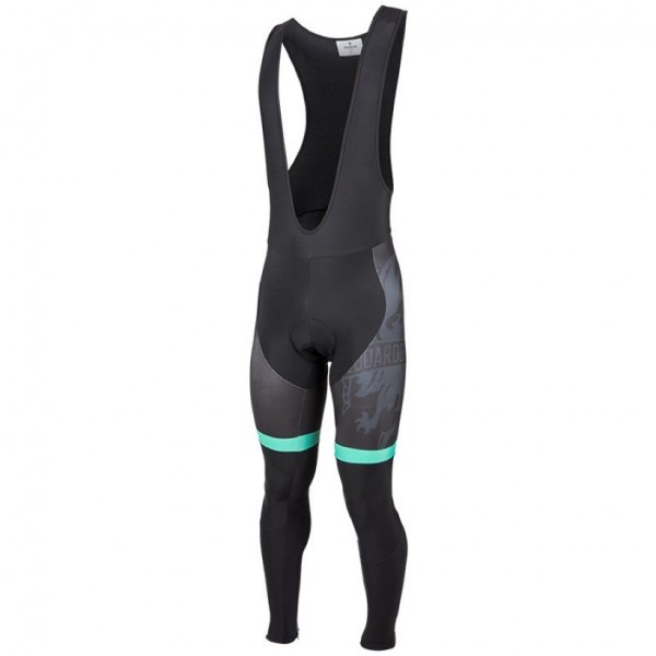 2016 Bianchi Milano Sorisole Schwarz-Grün Lang Trägerhose Radtrikot De